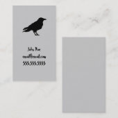 Raven Calling Card Contactkaartje (Voorkant / Achterkant)