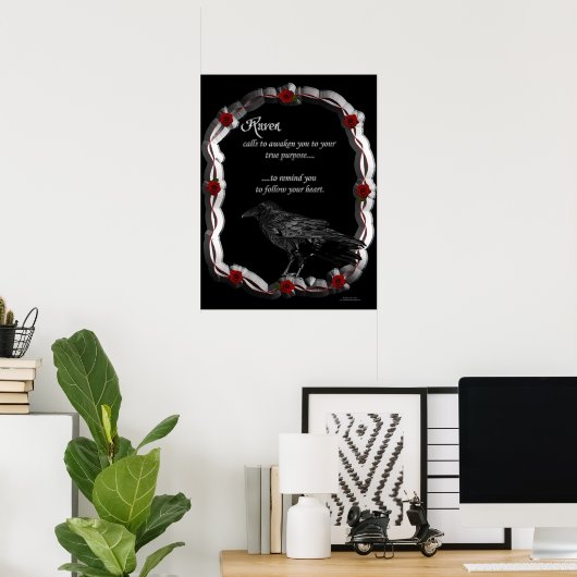 Raven Calling Poster (Thuiskantoor)