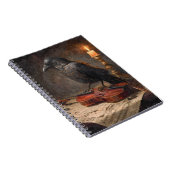 Raven Candlelit Viool Notitieboek (Rechterzijde)