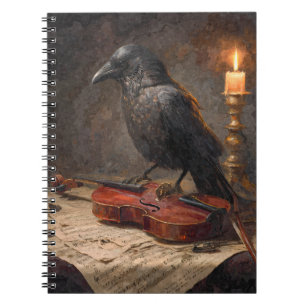 Raven Candlelit Viool Notitieboek