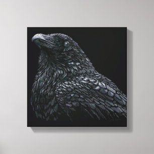 Raven Canvas Afdruk