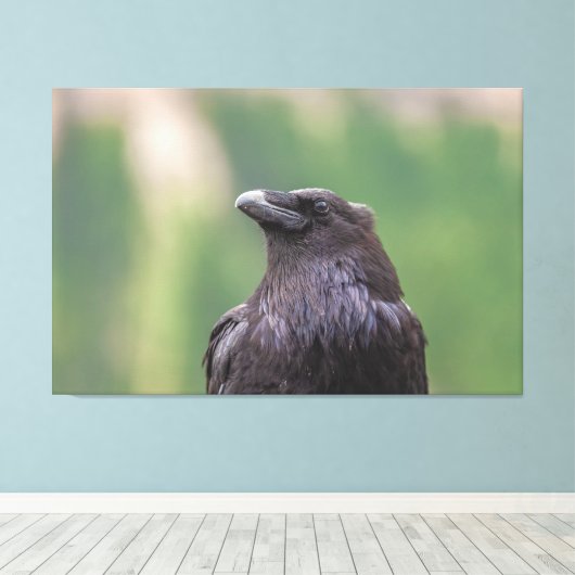 Raven Canvas Afdruk (Insitu (Houten vloer))