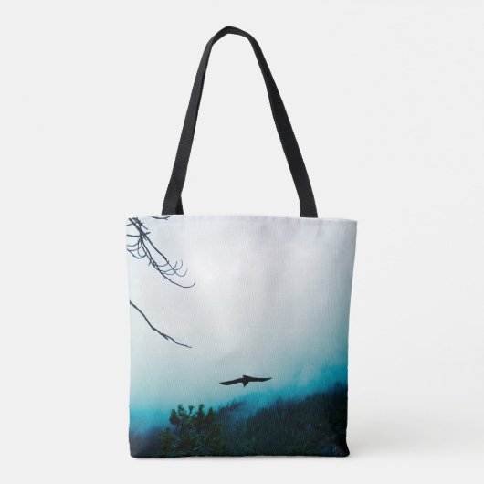 Raven Canvas tas (Achterkant)