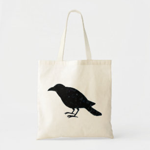 Raven Canvas tas Raven Crow Bag Black Bird Canvas