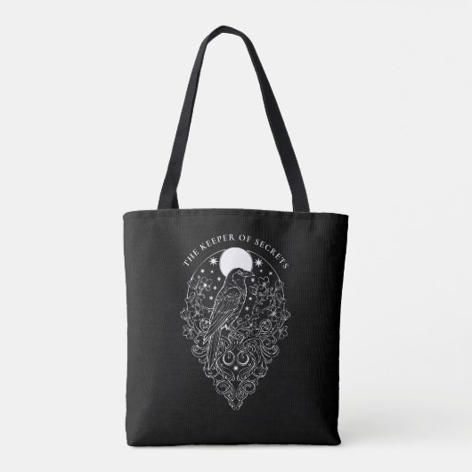 Raven Celestial Halloween Tote Bag (Achterkant)