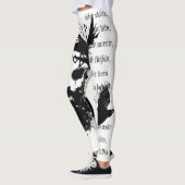 Raven Charm White Leggings van Odin (Links)