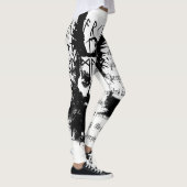 Raven Charm White Leggings van Odin (Rechts)