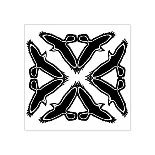 Raven Circle - Black Ravens Rubberstempel (Afrduk)