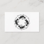 Raven Circle Nooit Meer Gotisch Visitekaartje (Voorkant)