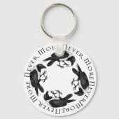 Raven Circle Sleutelhanger (Voorkant)