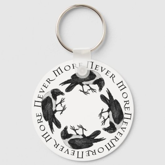 Raven Circle Sleutelhanger (Voorkant)