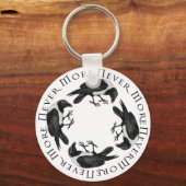 Raven Circle Sleutelhanger (Voorkant)