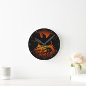 Raven Clock Native Raven Art Wall Clocks & Gifts Ronde Klok (Huis)