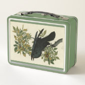 Raven (Common Raven) van Audubon Birds of America (Achterkant)