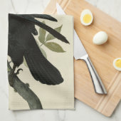 Raven (Common Raven) van Audubon Birds of America Theedoek (Quarter Fold)