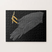 Raven Costume Halloween Black Crow Easy Lazy Legpuzzel (Horizontaal)