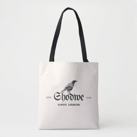 Raven Crest Altijd Leren Tote Bag (Voorkant)