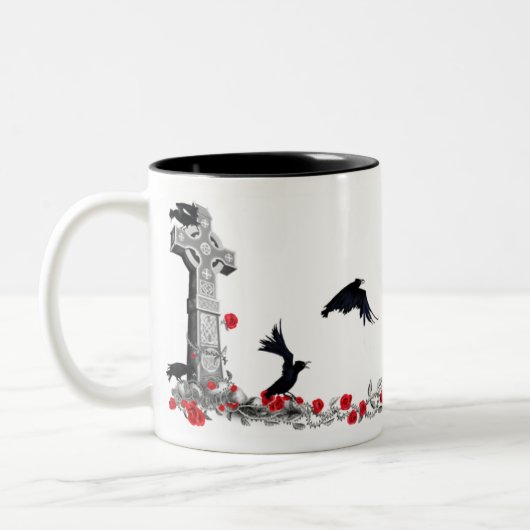 Raven, Cross, Skull en Rozen mok (Links)