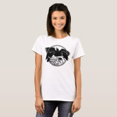Raven Crow Art Shirt dames, T-shirt voor dames (Voorkant volledig)