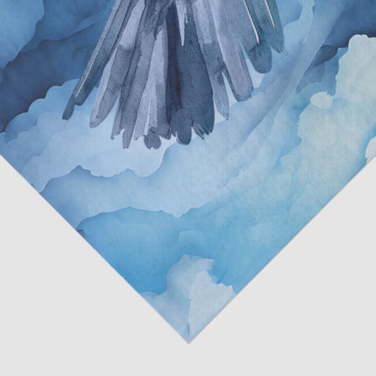 Raven Crow Decoupage tissuepapier (Detail)