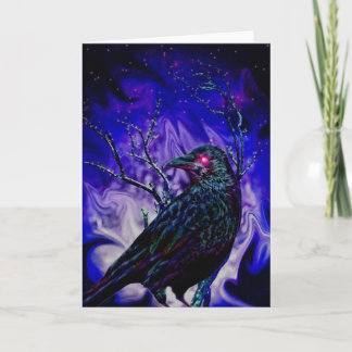 Raven/Crow Greeting Card Kaart