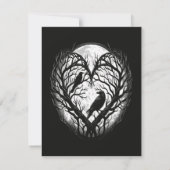 Raven Crow Hart Boom Save The Date (Achterkant)