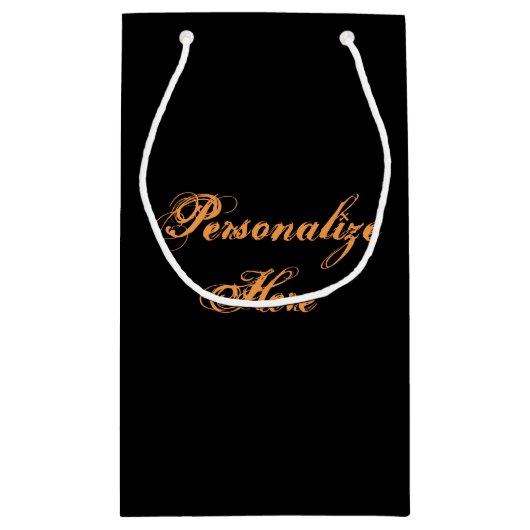 Raven crow herfst oogst maan herfst zwart sinaasap klein cadeauzakje (Achterkant)