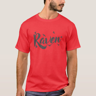 Raven Crow Raven Vogel Milieu en Natuur Grappig T-shirt