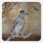  Raven Crow Sticker (Voorkant)