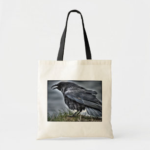 Raven Crow Wildlife Vogel Raven-Lover Tote Bag