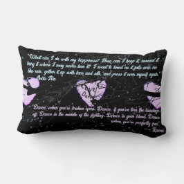 Raven Dark Love Cracked Glowing Heart beroemd gema Kussen