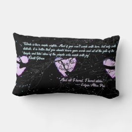 Raven Dark Love Cracked Glowing Heart beroemd gema Kussen