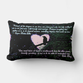 Raven Dark Love Cracked Glowing Heart beroemd gema Kussen