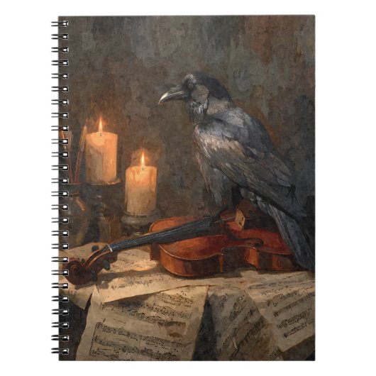 Raven Dark Symphony Notitieboek (Voorkant)