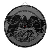 Raven Dartboard Cool Tribal Raven Art Dartboard Dartbord (Voorkant)