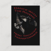 Raven de Transformer Visitekaartje (Achterkant)