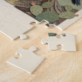 Raven & Desert Moon – Mystische Vogel Gothic Legpuzzel (Zijkant)