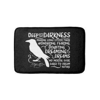 Raven (diep in die duisternis) van Edgar Allan Poe Badmat