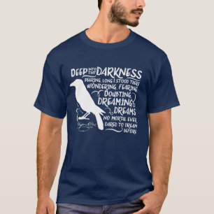 Raven (diep in die duisternis) van Edgar Allan Poe T-shirt