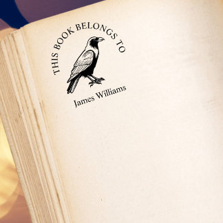 Raven Dit boek behoort tot gepersonaliseerde boeks Zelfinktende Stempel