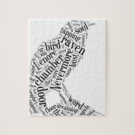 Raven door Edgar Allan Poe Legpuzzel (Verticaal)