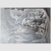 Raven door Gustave Dore Engraving Tissuepapier (Voorkant)