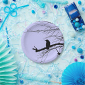Raven door Linandara Mauve Papieren Bordje (Feest)