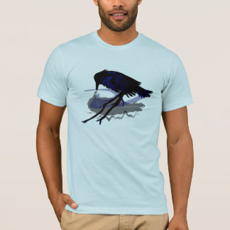 Raven Drink water met zijn ReflectionT-Shirt T-shirt