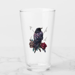 Raven Drinken of Bierglas Glas