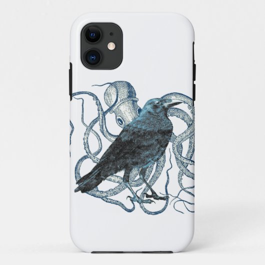 Raven droomt van de octopus Case-Mate iPhone case (Achterkant)