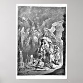 Raven Edgar Allan Poe Illustratie Poster (Voorkant)