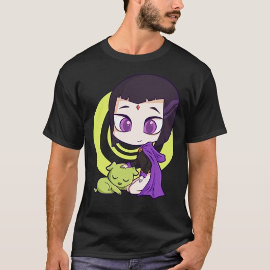Raven en Beast Boy Classic T-shirt (Voorkant)