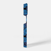 Raven en blauwe rozen iPhone hoesje (Rechterkant)