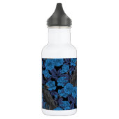 Raven en blauwe rozen waterfles  (Links)